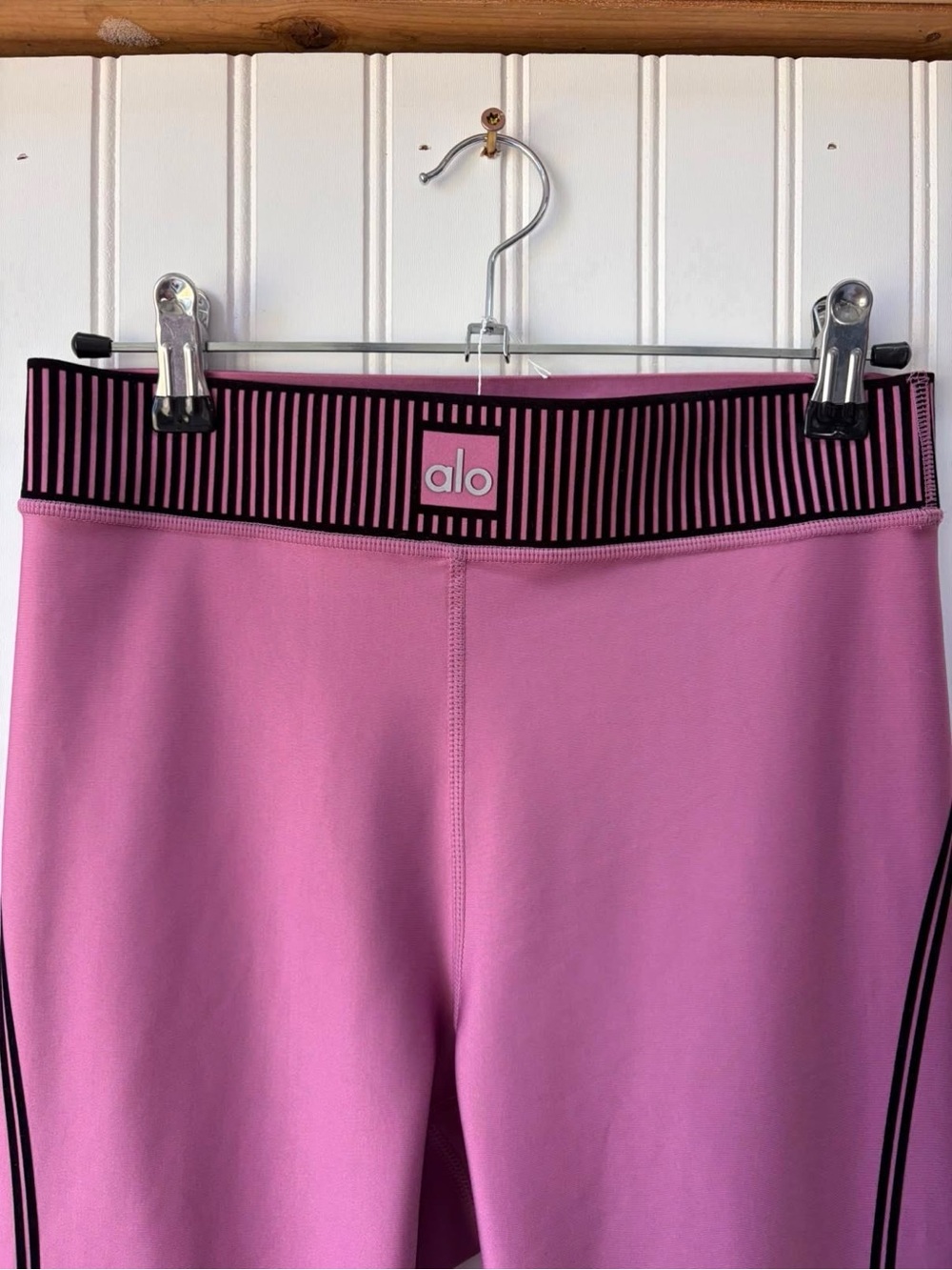 ALO Yoga airlift 7/8 line up sculpted Mauve Pink High-Rise Leggings - Picture 3 of 10